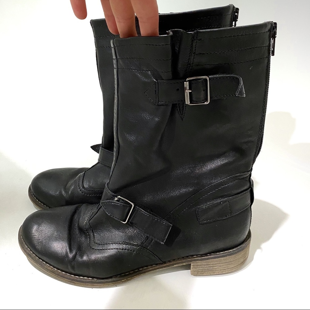 Boutique 9 Genuine Leather Black Boots